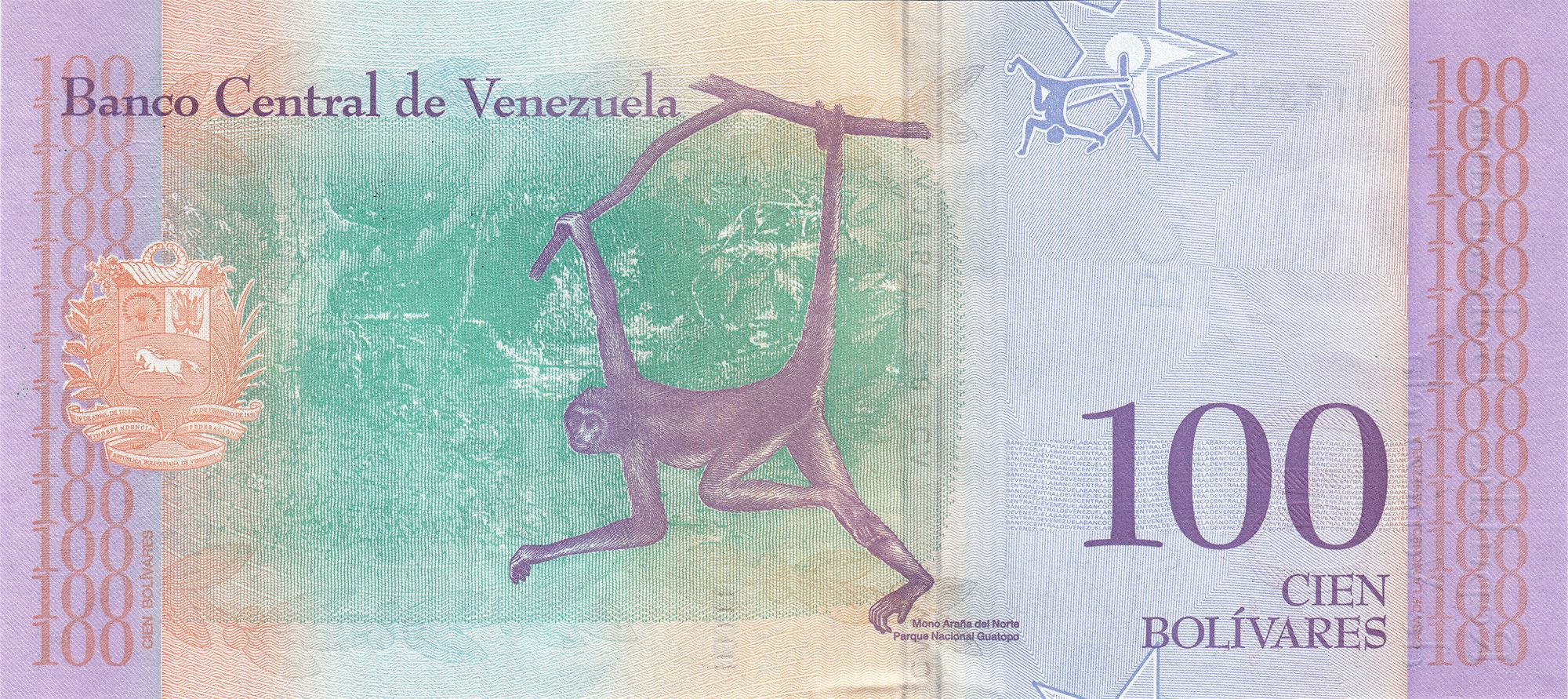 Otra imagen de 100 bolívares